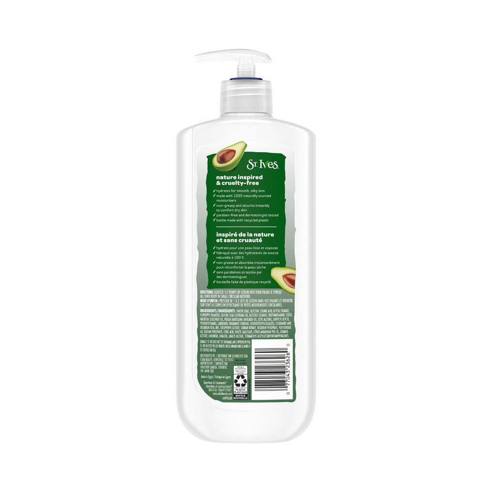 Lotion pour les mains et le corps St. Ives  la vitamine E et  l'huil   St. Ives US